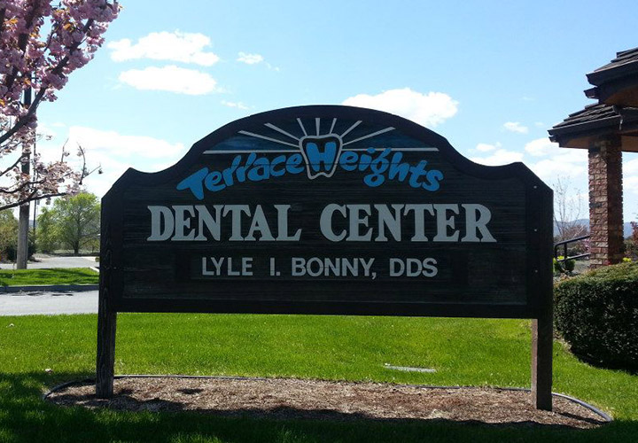 Terrace Heights Dental Center sign